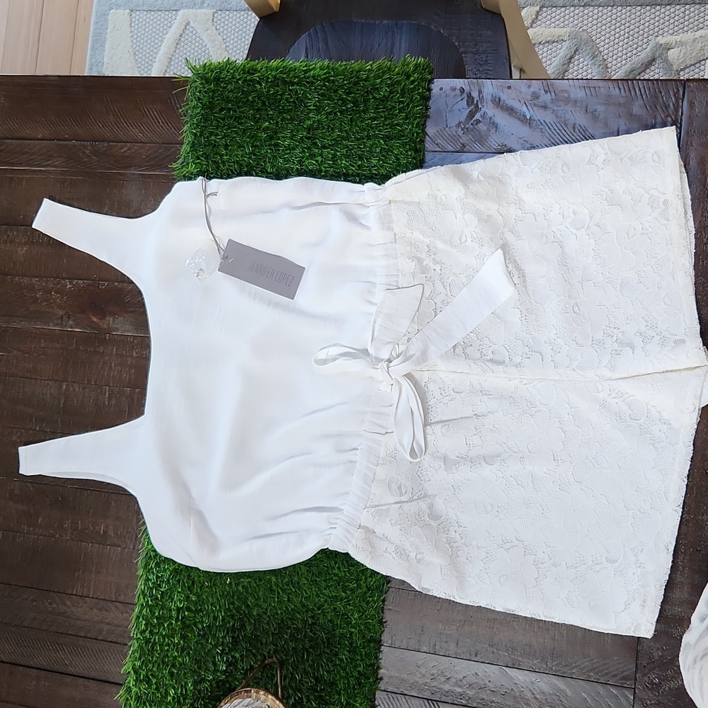 JLo Tank Romper Size 12 NWT